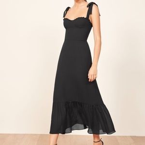 Reformation Black Nikita Dress Size 6